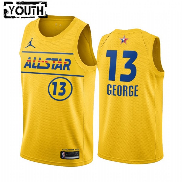 NBA Los Angeles Clippers Trikot Paul George 13 2021 All-Star Jordan Brand Gold Swingman - Kinder NBA Los Angeles Clippers Trikot Paul George 13 2021 All-Star Jordan Brand Gold Swingman - Kinder